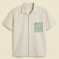 POPLIN PRINTED POCKET SHIRT