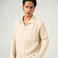 TEXTURED SHIRT WITH POCKET