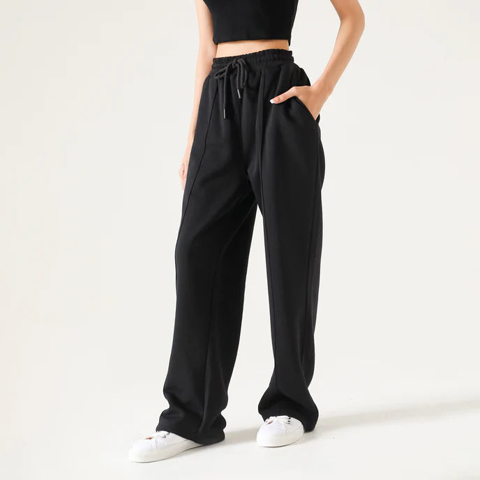 FLEECE WIDELEG TROUSER