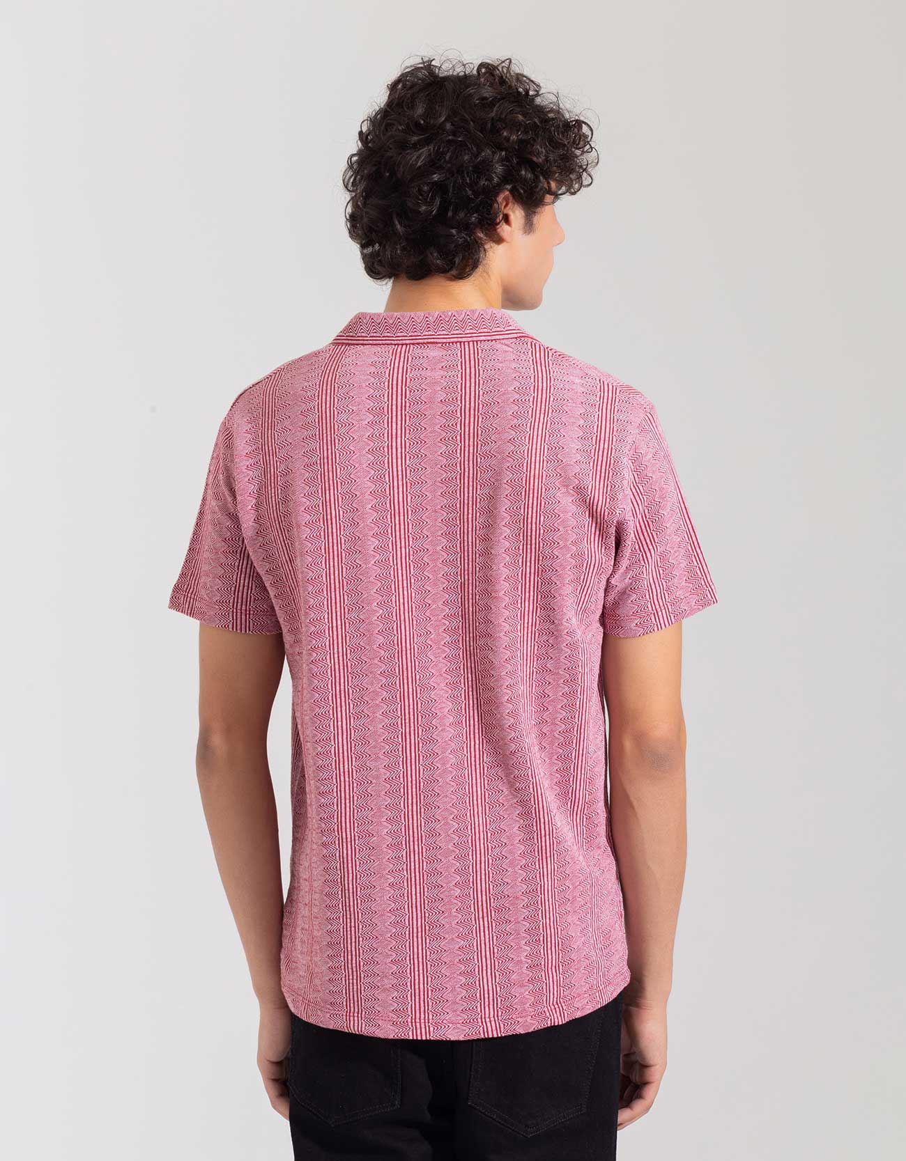 JACQUARD BUTTONDOWN SAFARI SHIRT