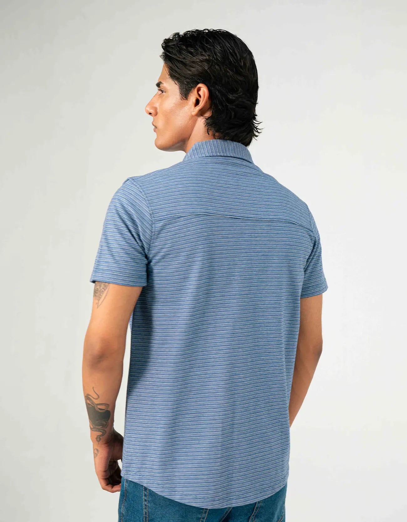 KNITTED BUTTON UP SHIRT