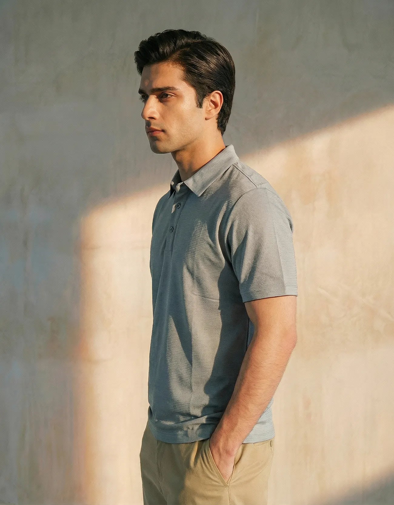 SOLID CASUAL POLO