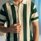 JACQUARD TEXTURE KNITTED SHIRT