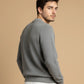 TEXTURED WOOLEN SWEATSHIRT