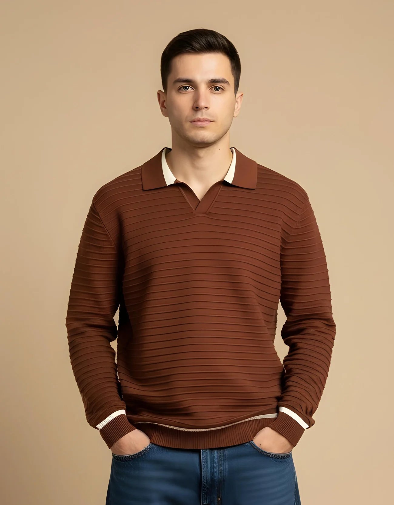 JHONY COLLAR SWEATER POLO