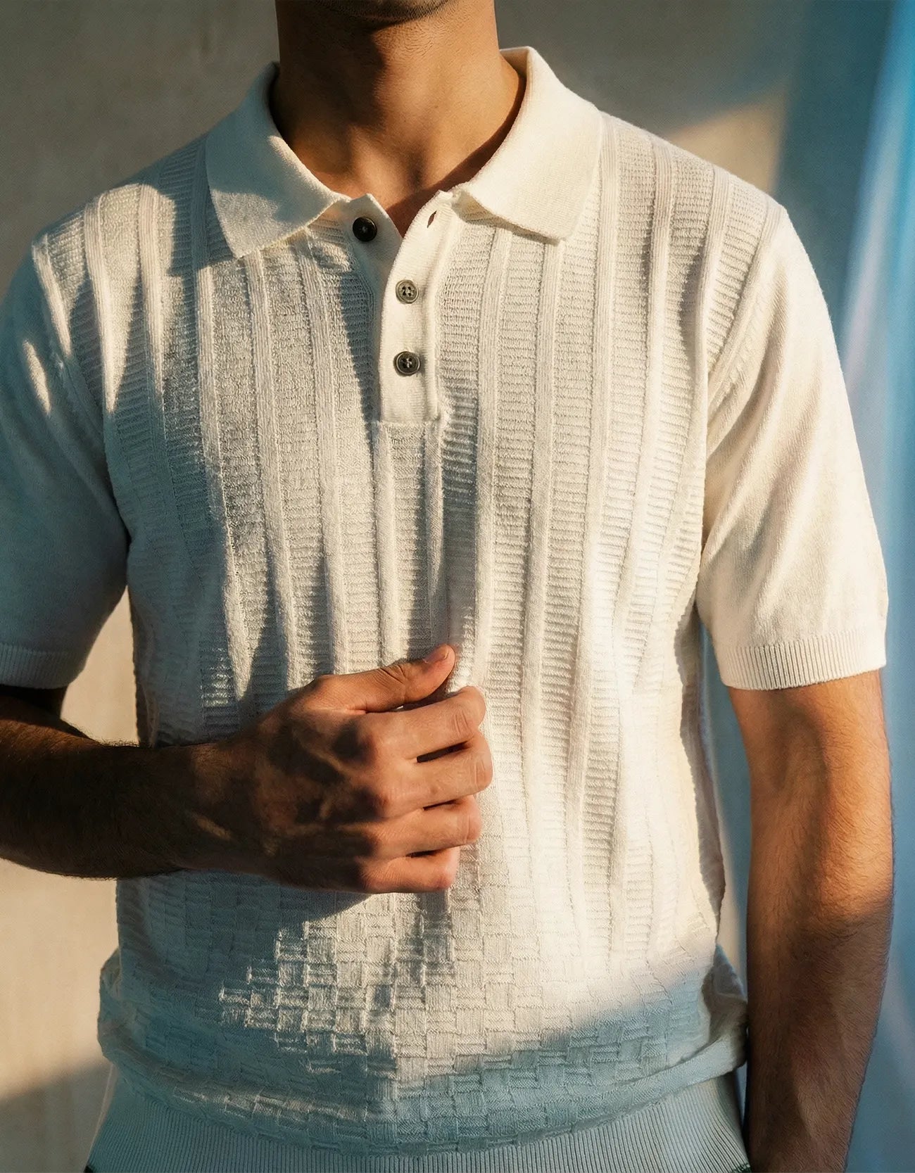 TEXTURED SOFT RIB POLO