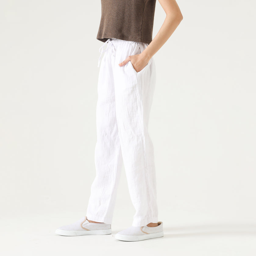 MUSLIN PAPERBAG TROUSER