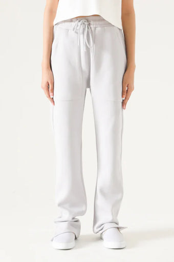 STRAIGHT FLEECE TROUSER WITHOUT SLIT