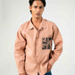 POPLIN PRINTED POCKET SHIRT