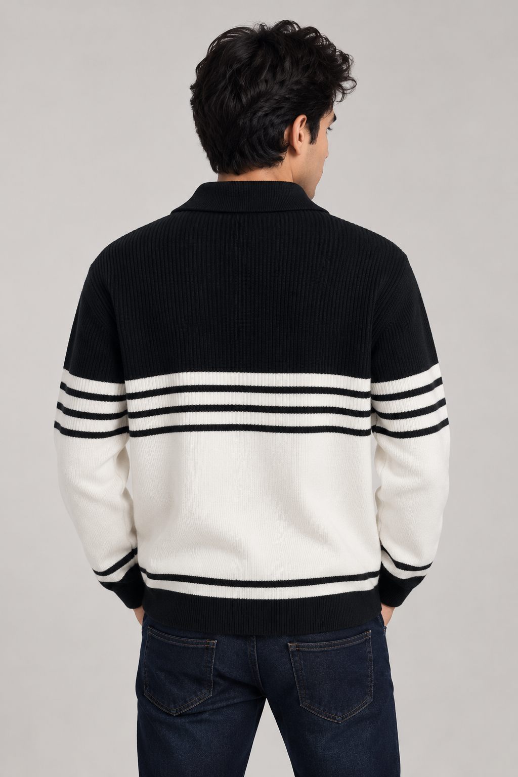 BLOCKLINE HALF-ZIP POLO