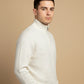 MOCK NECT TEXTURED SWEATER