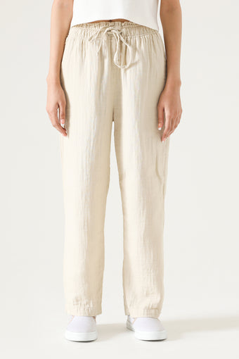 MUSLIN PAPERBAG TROUSER