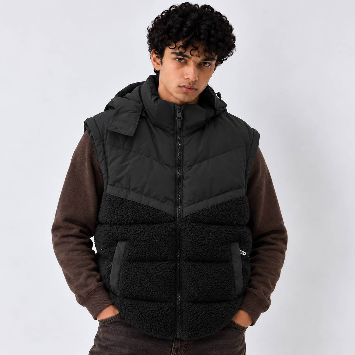 HORIZON QUILTED JACKET Black
