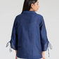 DRAWSTRING SLEEVE SHIRT