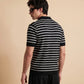 MEN'S STRIPED KNIT POLO