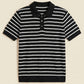 MEN'S STRIPED KNIT POLO