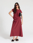 MIDI DRAPERY DRESS