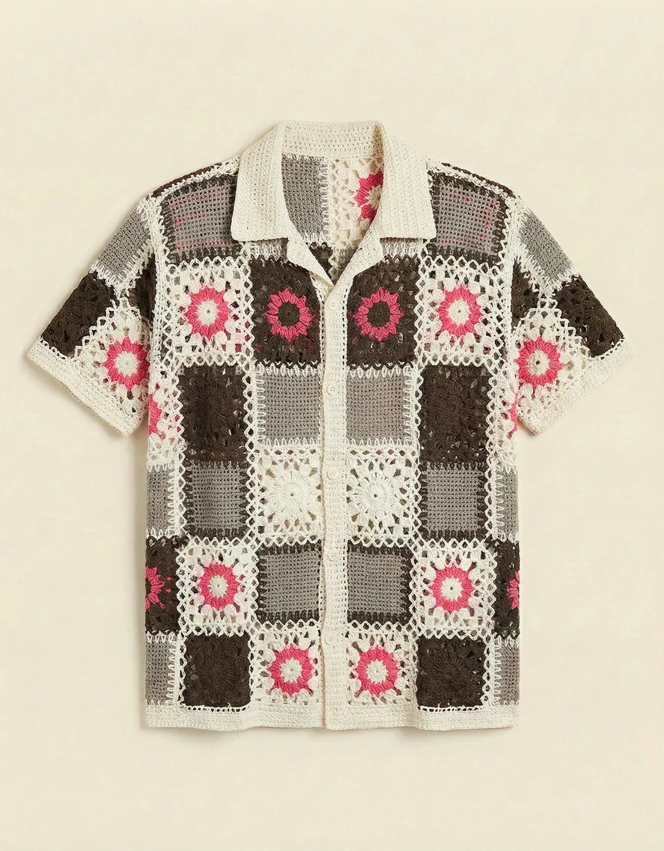 KNITTED PATTERNED SHIRT