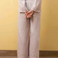MUSLIN WIDE LEG TROUSER