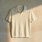 Ribbed Johnny Collar Polo