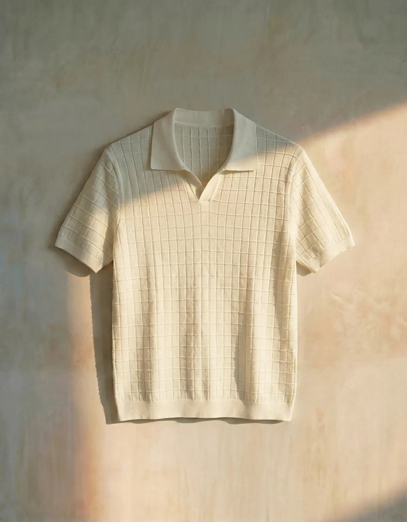 Ribbed Johnny Collar Polo