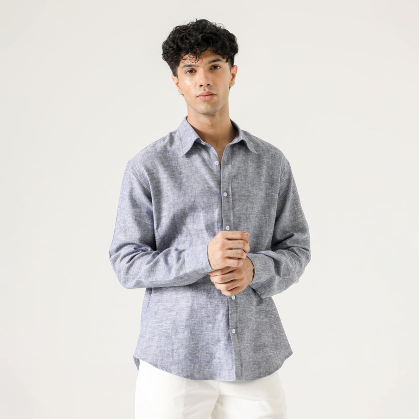 LINEN BUTTON DOWN SHIRT