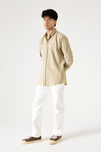 TEXTURED FULL SLEEVES SHIRT