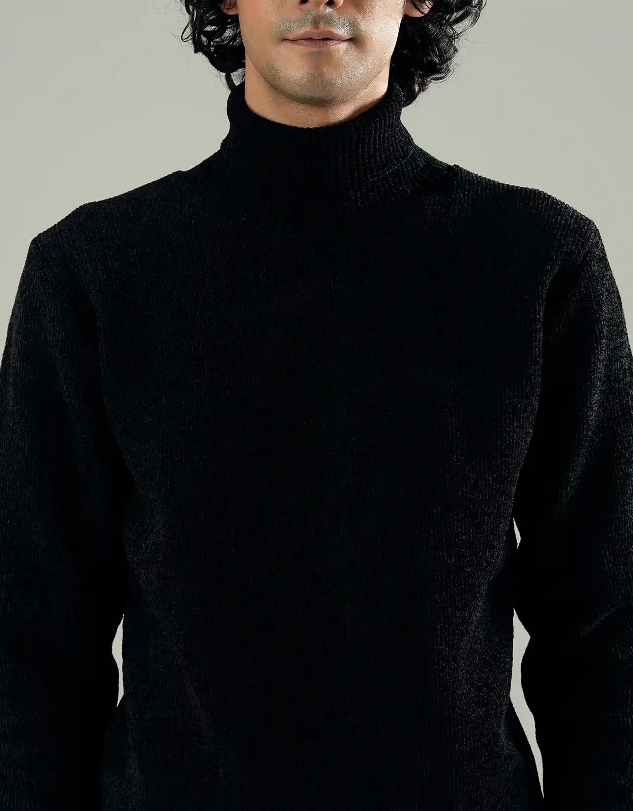 UNISEX TEXTURED TURTLENECK