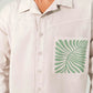 POPLIN PRINTED POCKET SHIRT