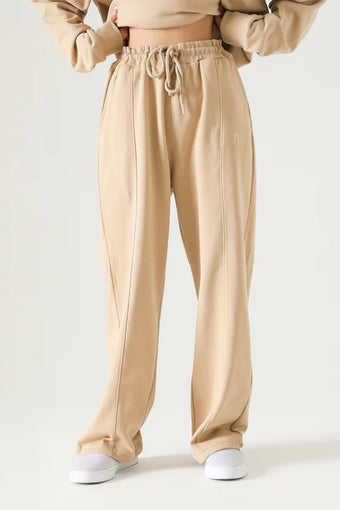 FLEECE WIDELEG TROUSER