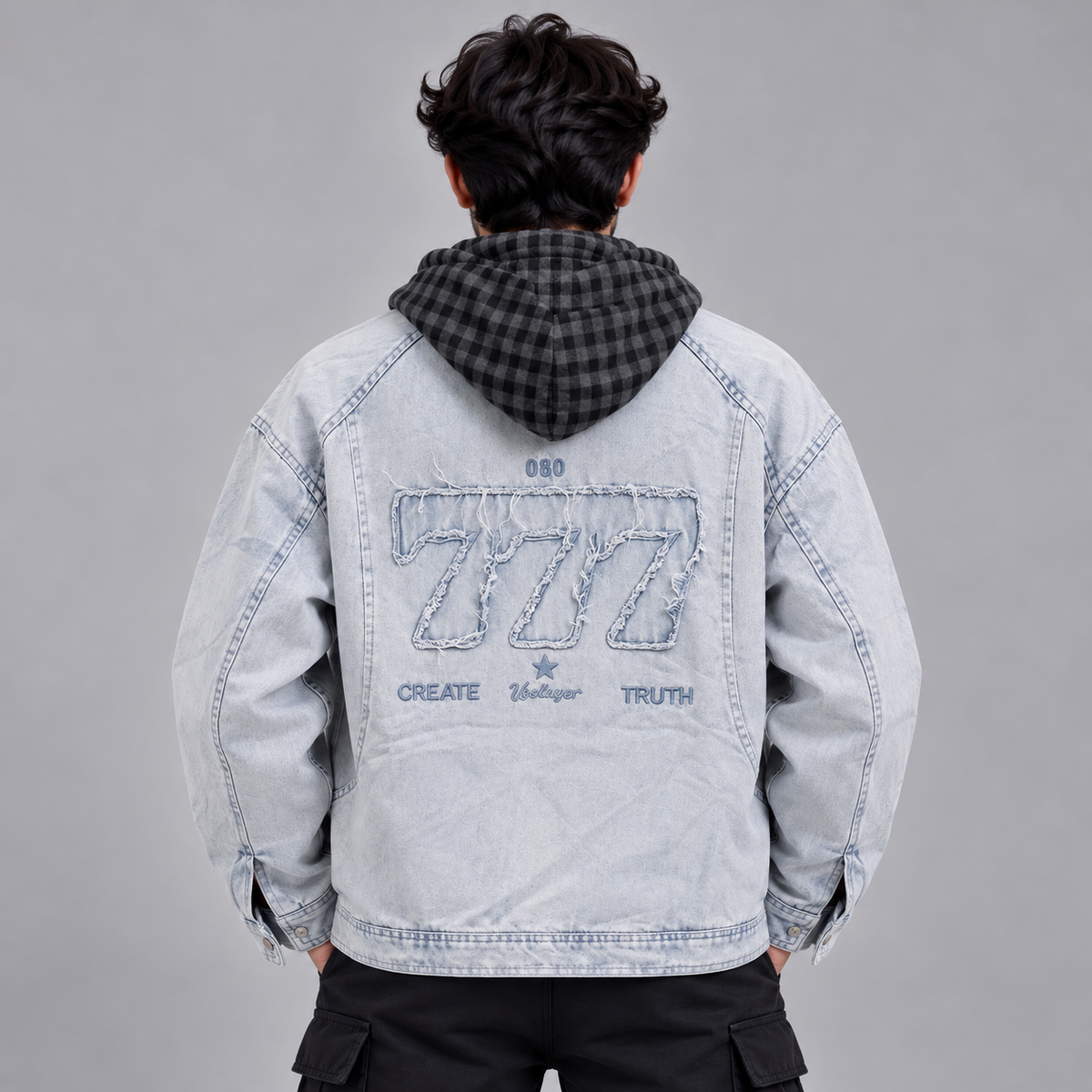 SHERPA UTILITY JACKET - LIGHT BLUE