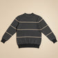 STRIP DETAILED SWEATSHIRT