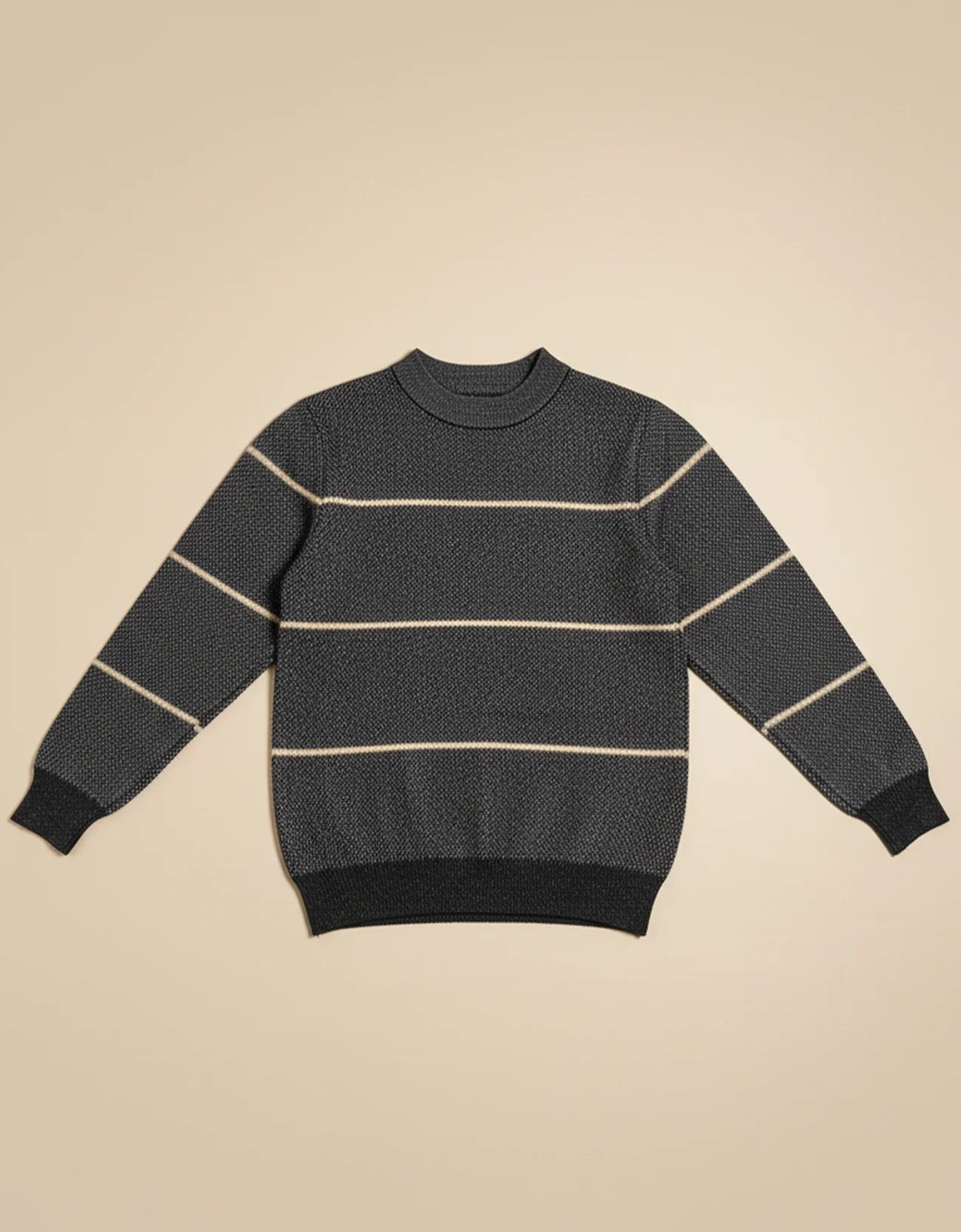 STRIP DETAILED SWEATSHIRT