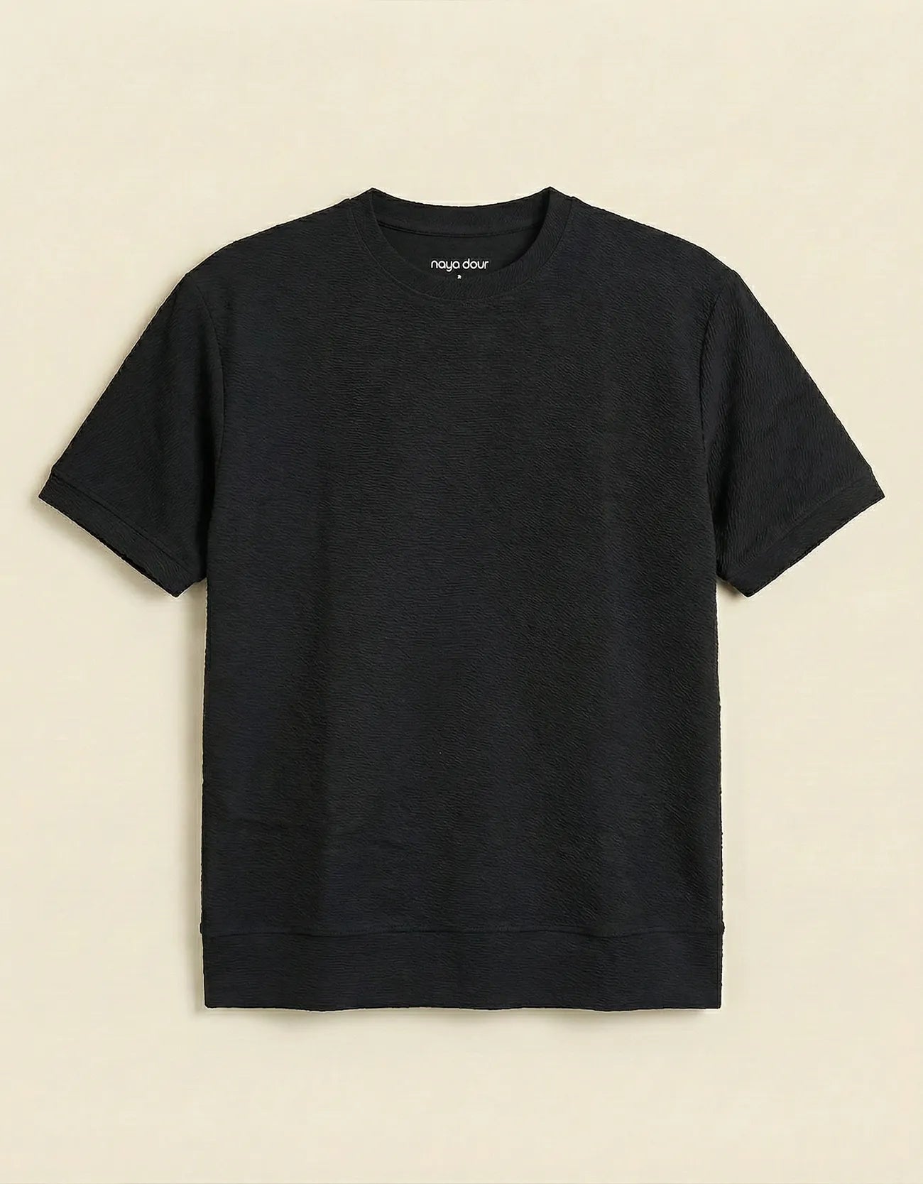 CLASSIC TEXTUTURED CREW NECK