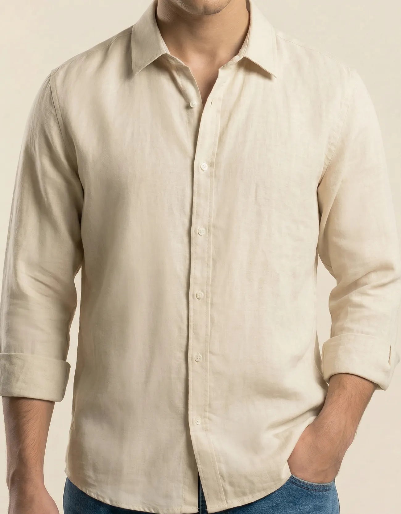 LINEN BUTTON DOWN SHIRT