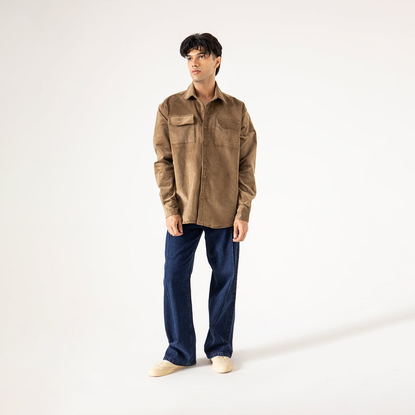 OVERSIZED CORDUROY SHIRT