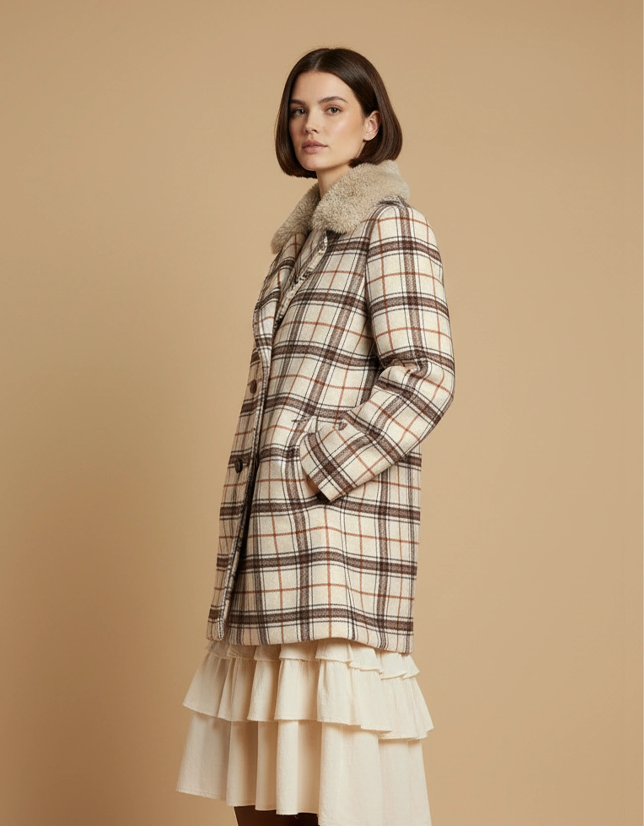 DOUBLE CHESTER OVERCOAT