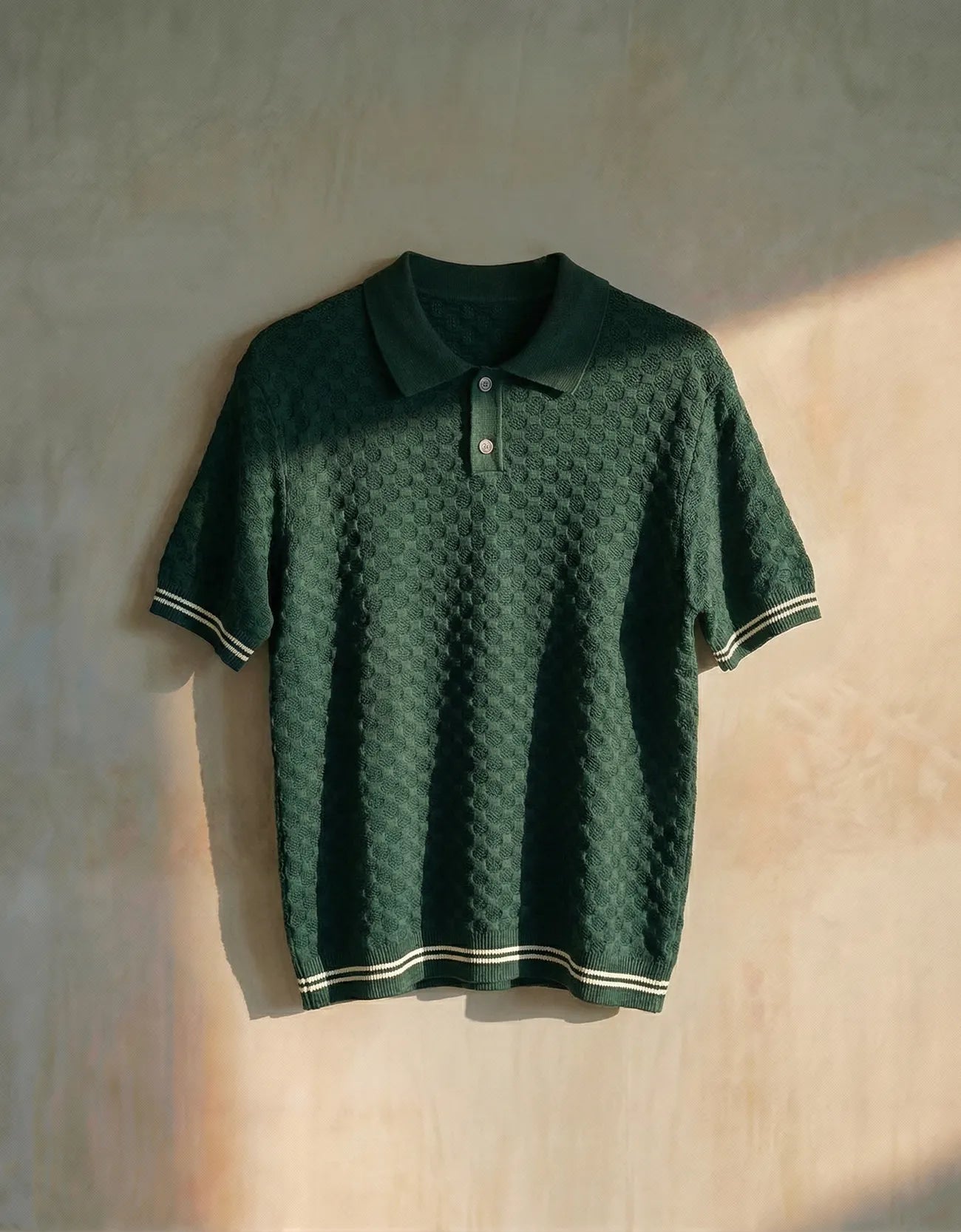 KNITTED SIGNATURE POLO