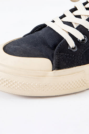 CANVAS SUEDE LACE-UP SNEAKERS