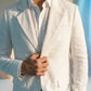 LINEN FLAP POCKET BLAZER