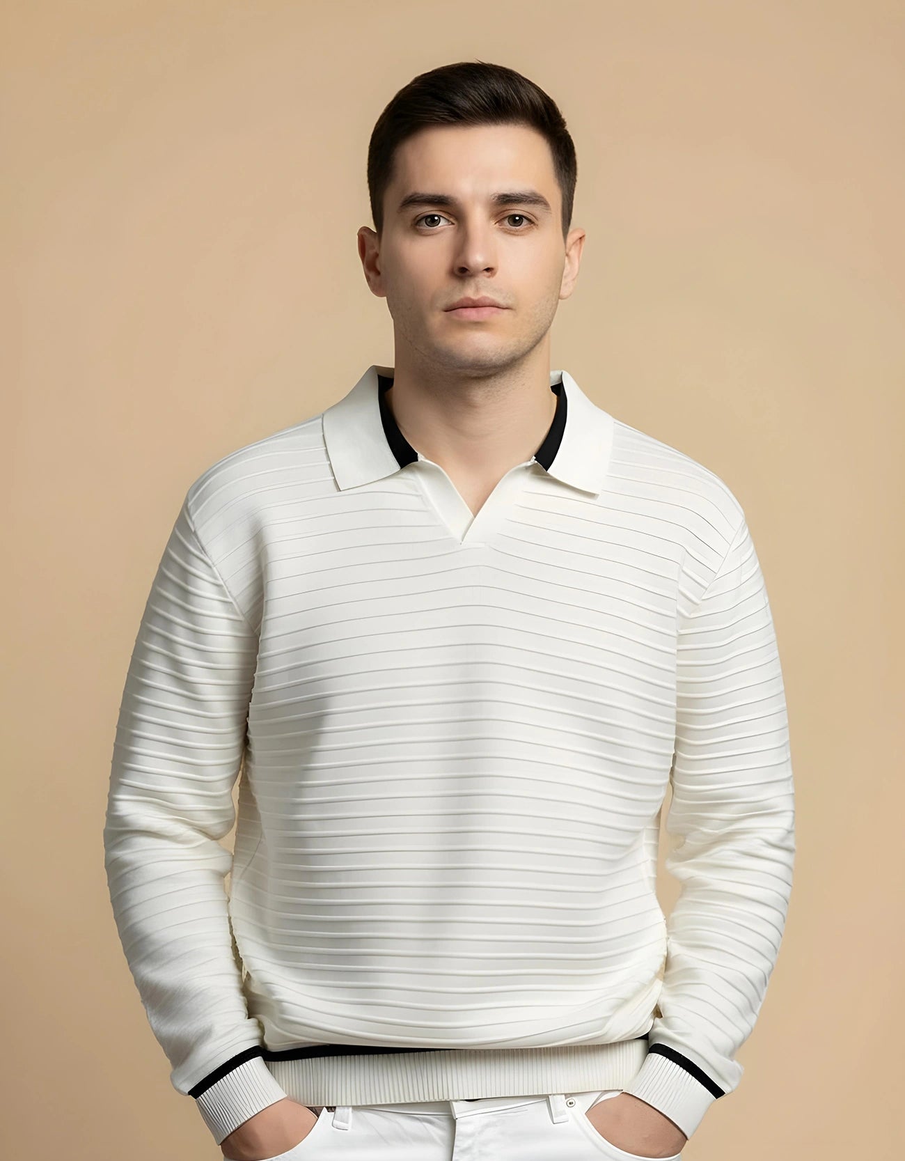 JHONY COLLAR SWEATER POLO