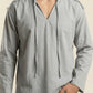 LINEN V-NECK SHIRT
