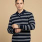 TEXTURED POLO SWEATER