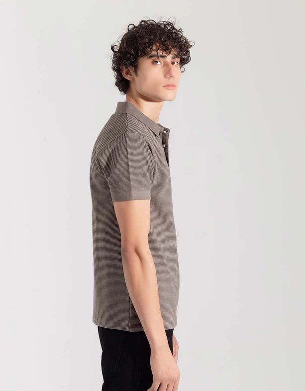 BASIC TEXTURED POLO