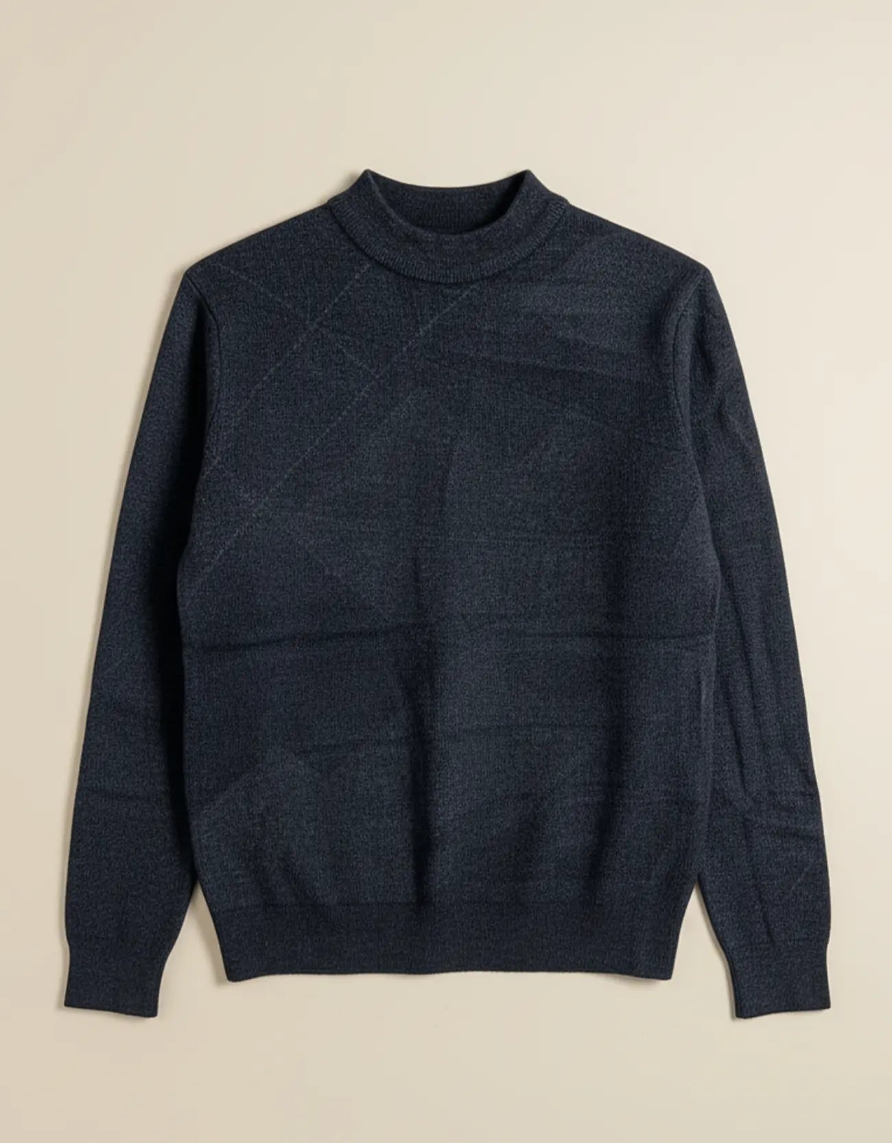 OXFORD TEXTURED SWEATSHIRT