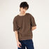 BASIC TEXTURED CREW NECK TEE