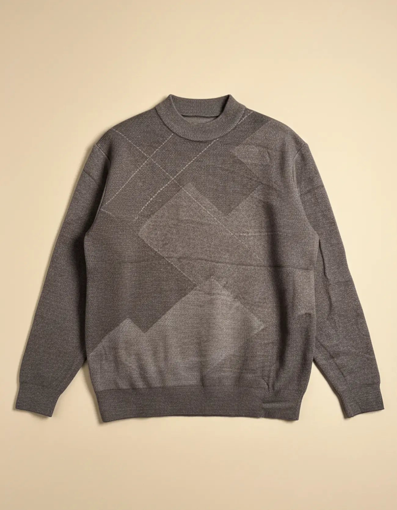OXFORD TEXTURED SWEATSHIRT