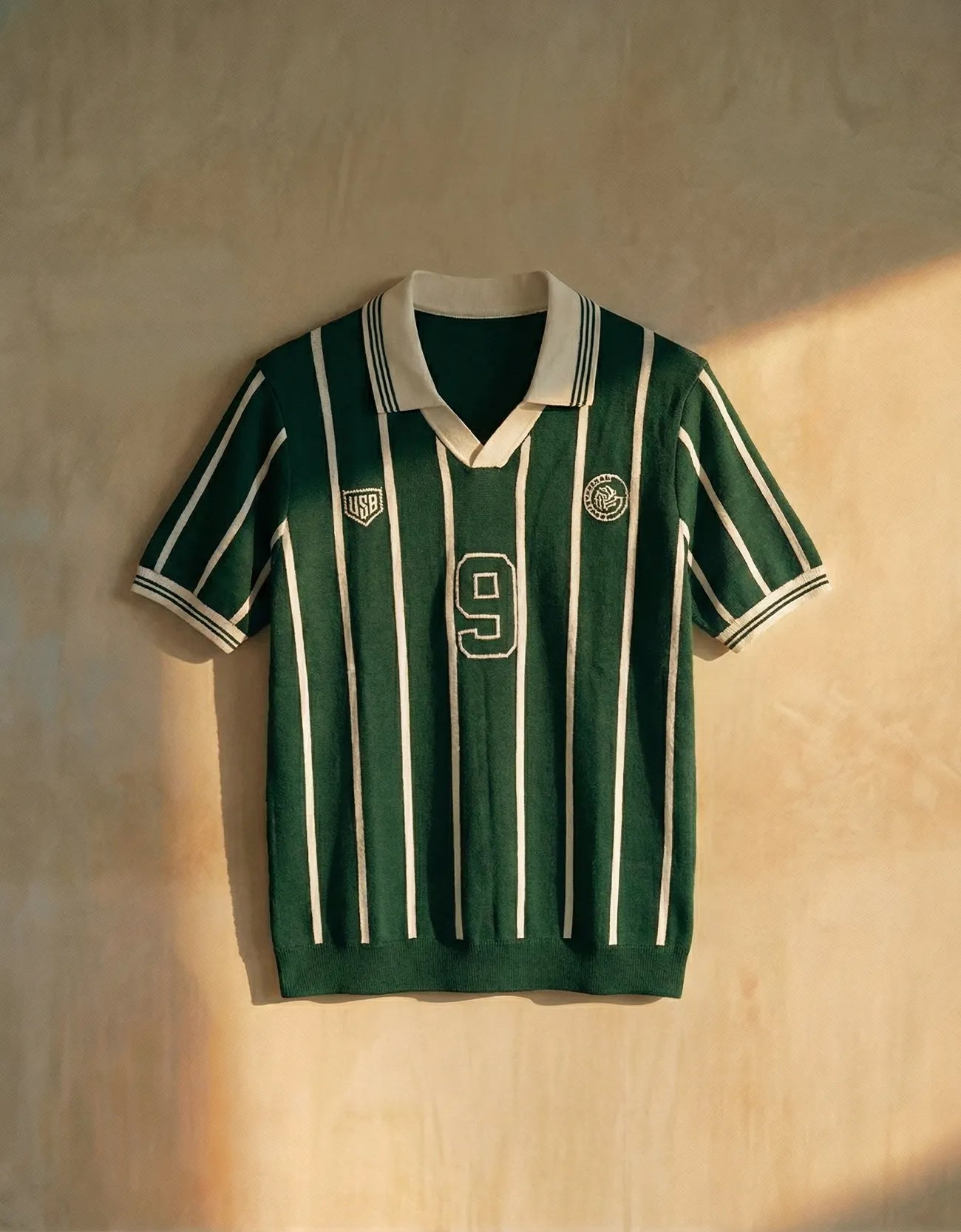 STRIPPED JOHNNY COLLAR POLO