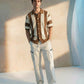 JACQUARD TEXTURE KNITTED SHIRT