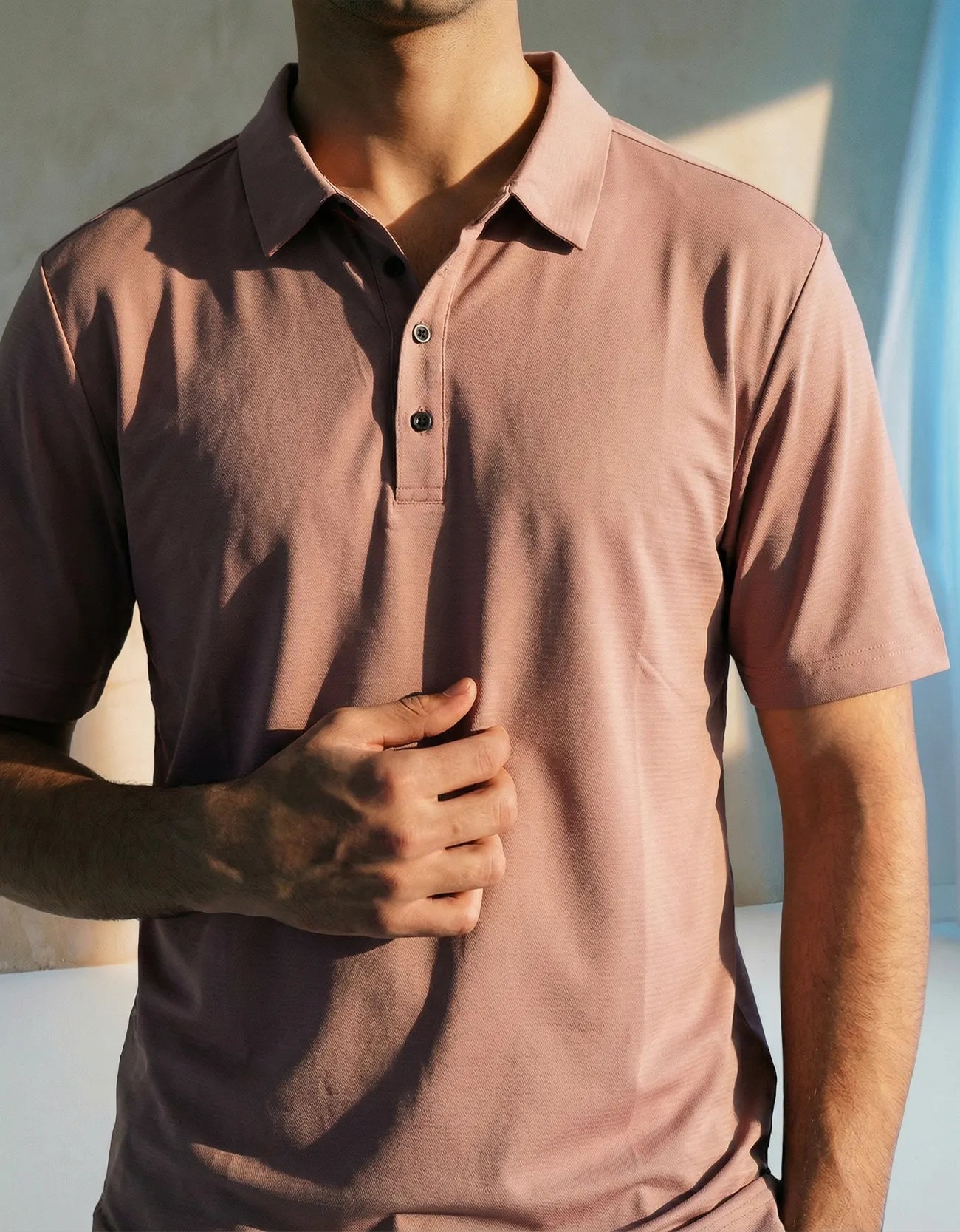 SOLID CASUAL POLO